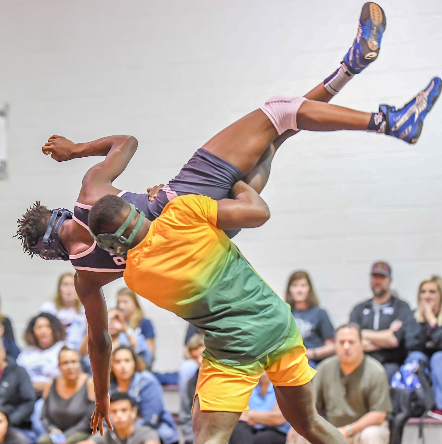 Wednesday night high school wrestling action